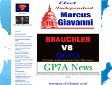 Tablet Screenshot of marcusgiavanniforgovernor.com